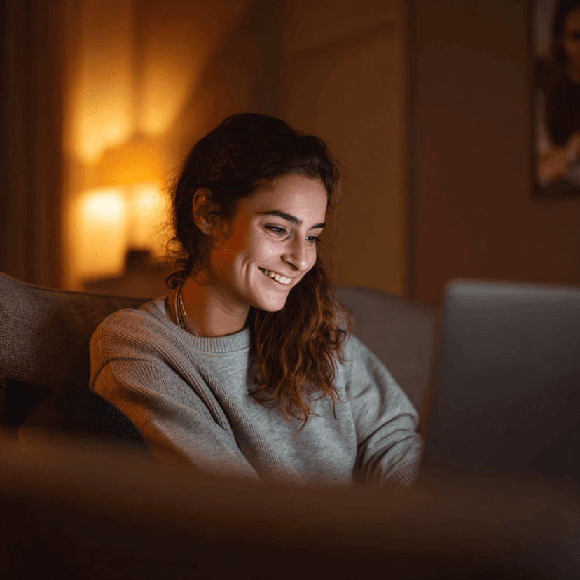 Patient using Doccy telehealth service