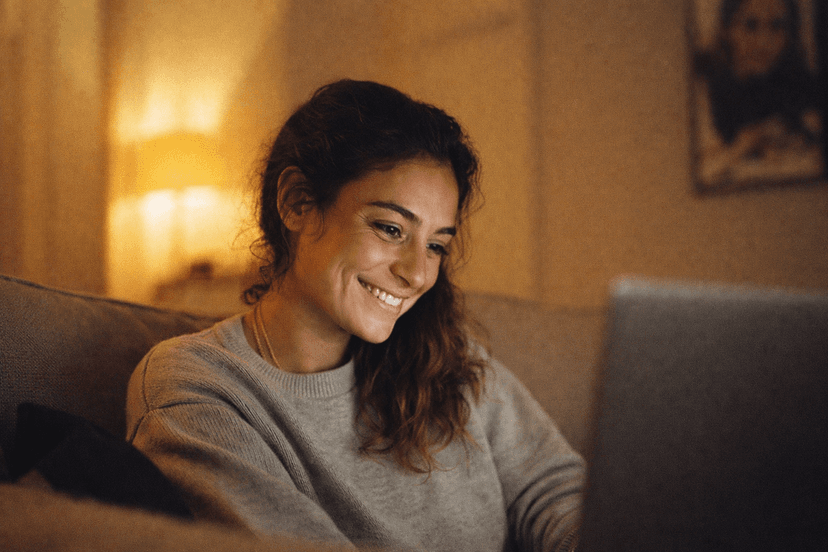 Patient using Doccy telehealth service