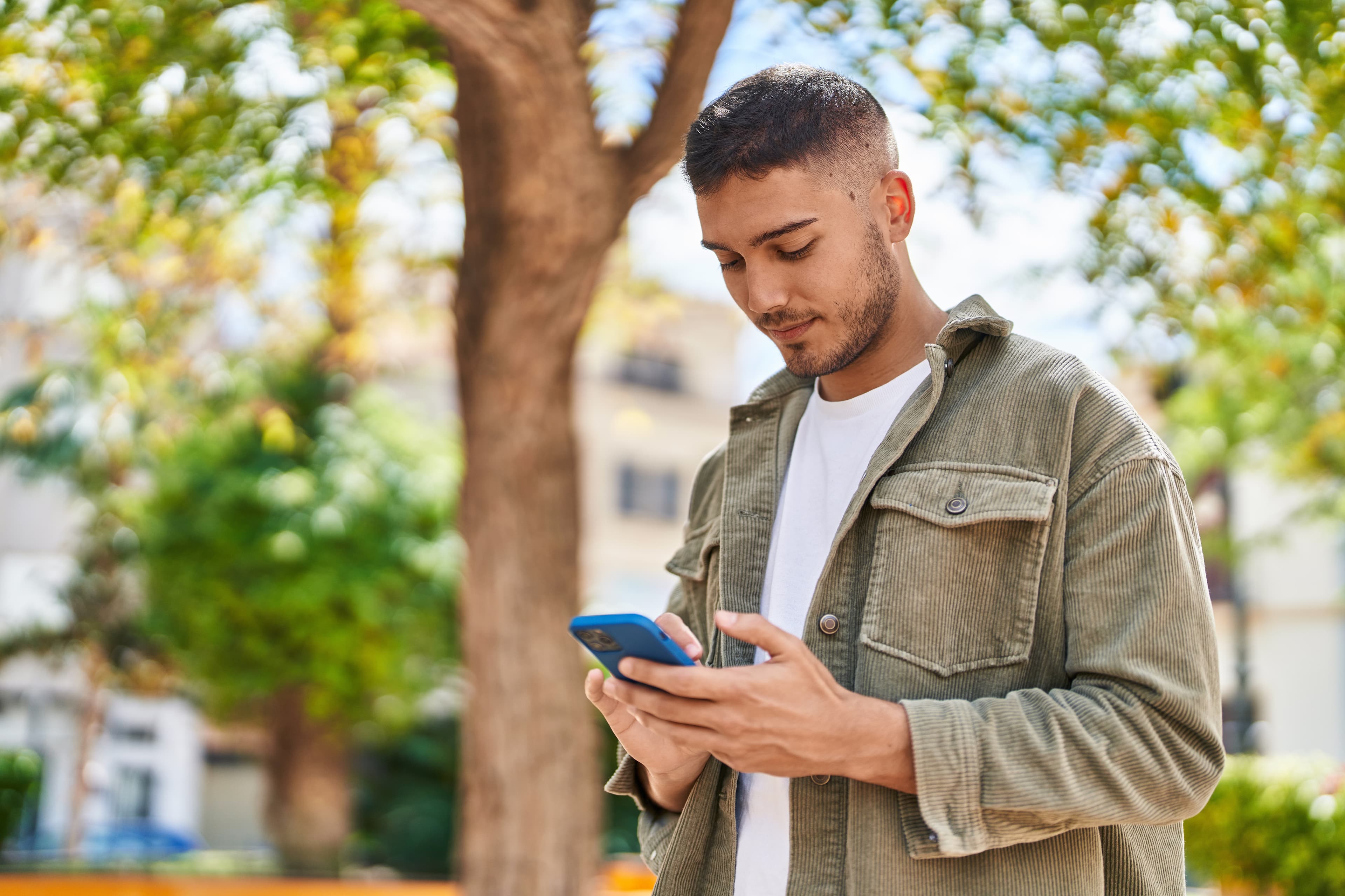 Person using Doccy on their phone